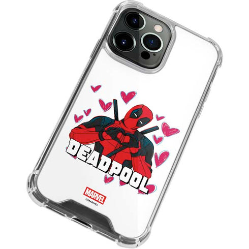 Marvel Deadpool Legacy Deadpool Love iPhone 14 Pro Clear Case